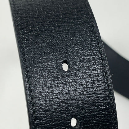 Gucci Double Wide Belt GG Marmont Leather Black — view 4