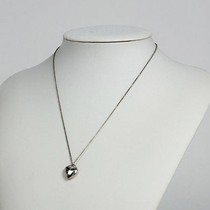 Tiffany & Co Heart Motif Necklace Silver — view 4