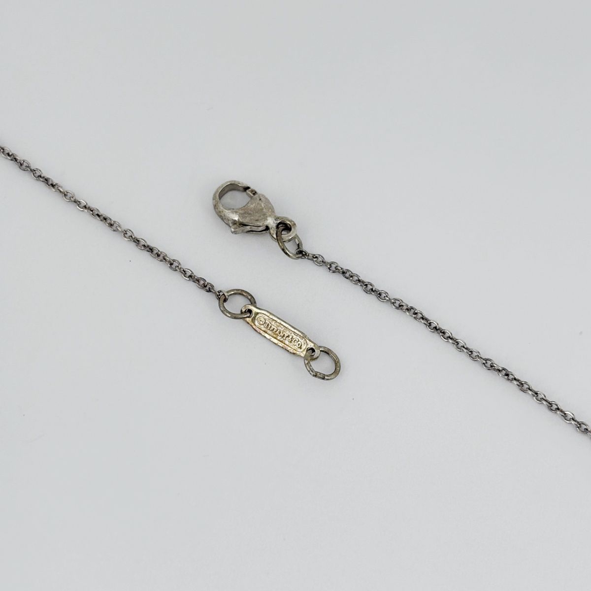 Tiffany & Co Heart Motif Necklace Silver — view 3