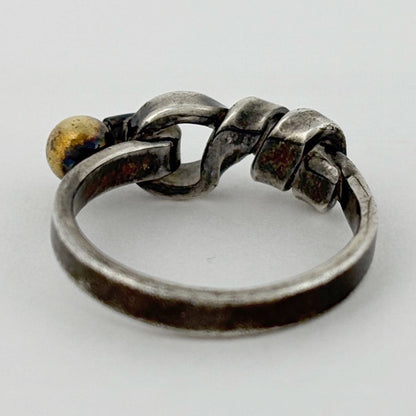 Tiffany & Co Hook Eye Ring 18K 750 Silver — view 5
