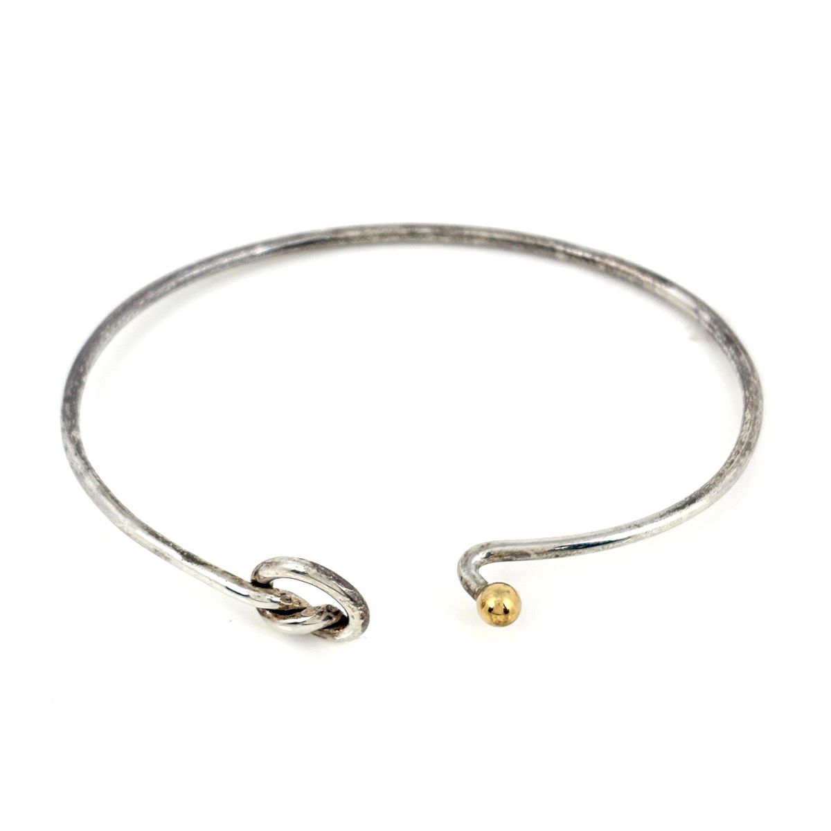 Tiffany & Co Hook Eye Bangle Love Knot Bracelet — view 2