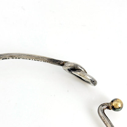 Tiffany & Co Hook Eye Bangle Bracelet Love Knot — view 4