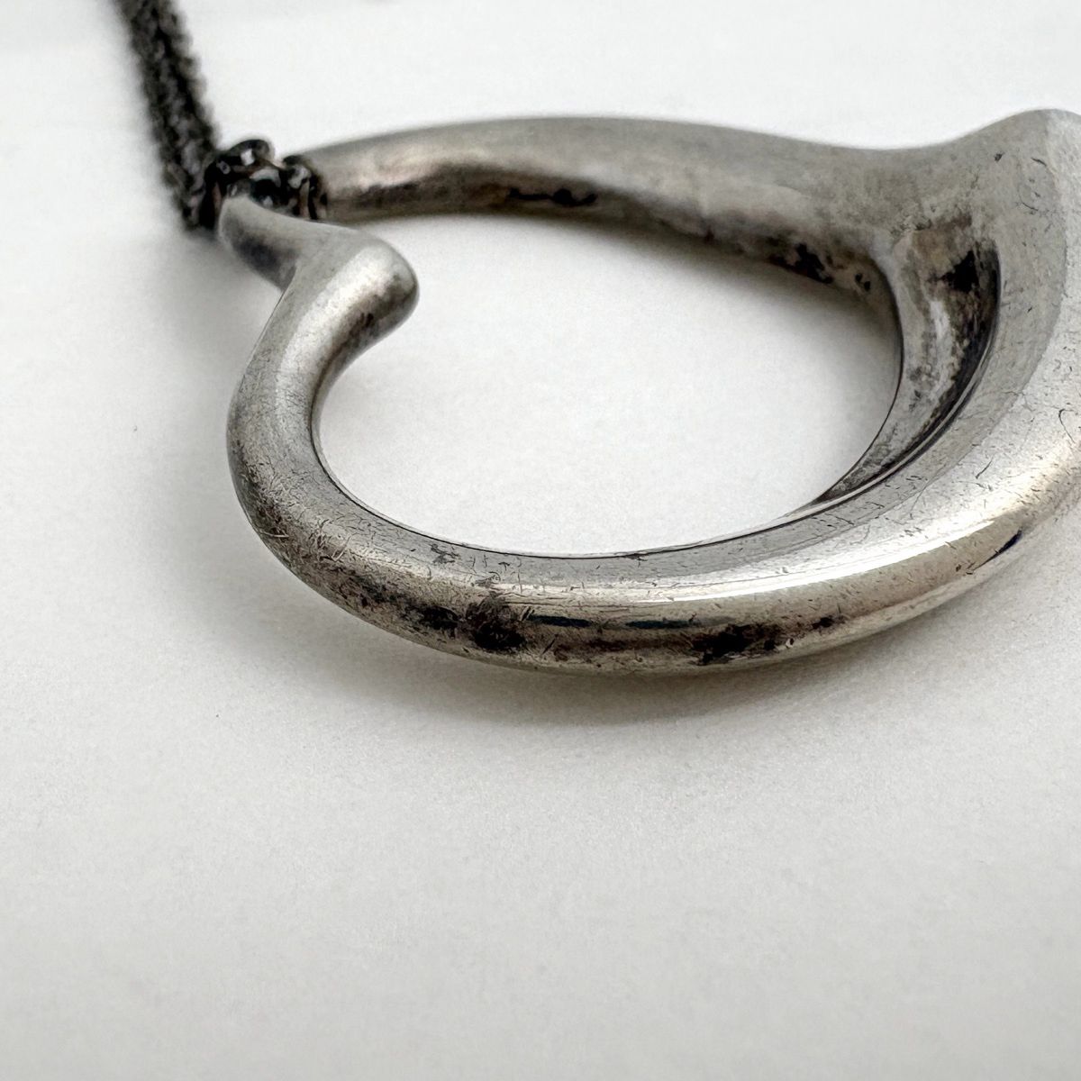 Tiffany & Co Open Heart Necklace Elsa Peretti — view 4