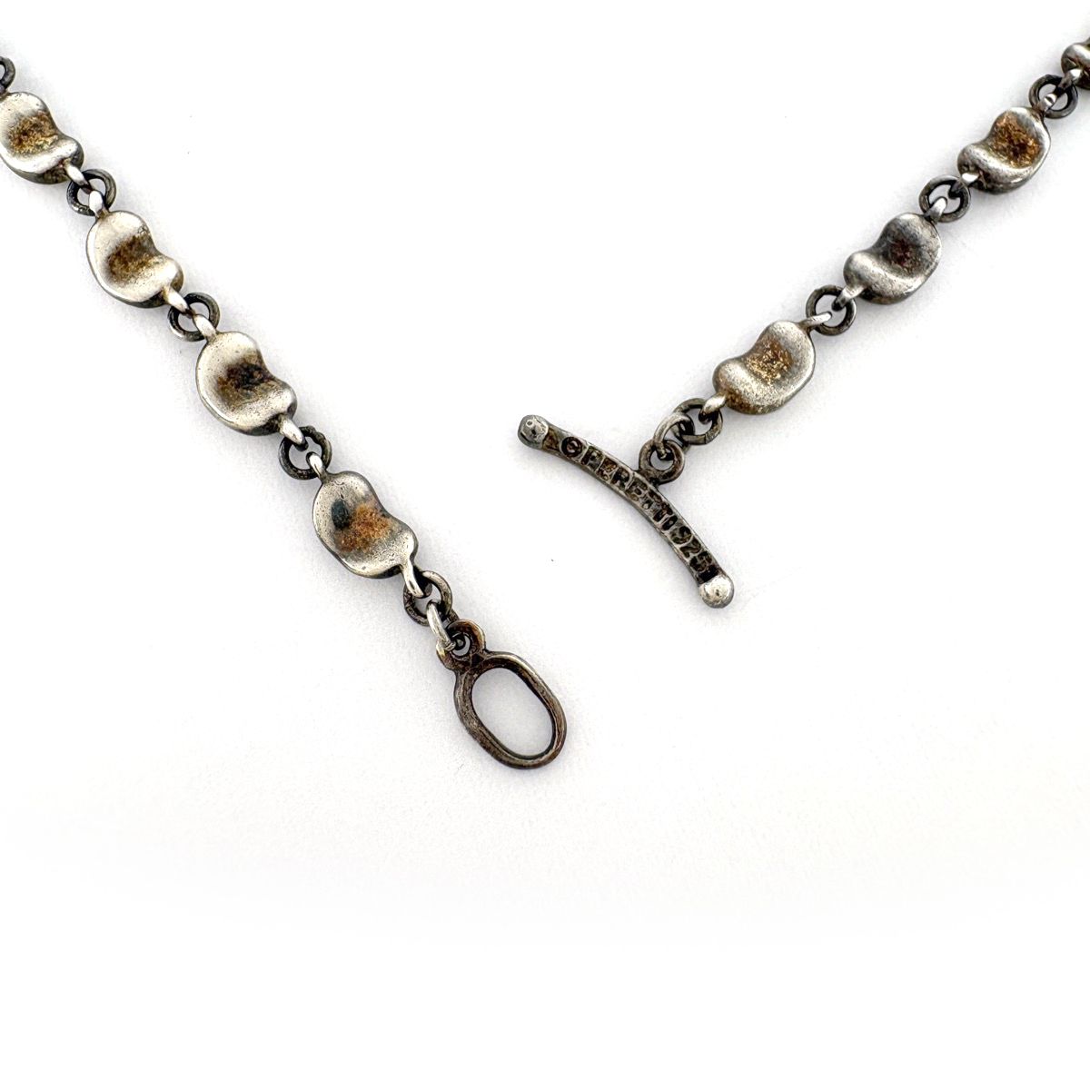 Tiffany & Co Bean Necklace Choker Silver — view 3