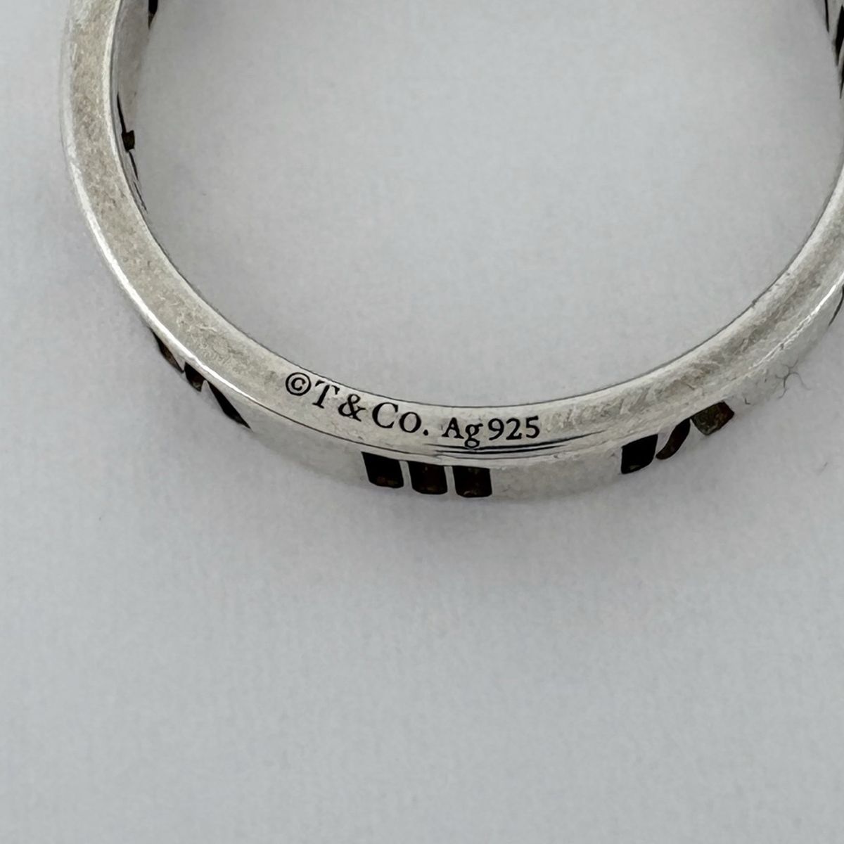 Tiffany & Co Atlas Ring 18K Silver — view 5