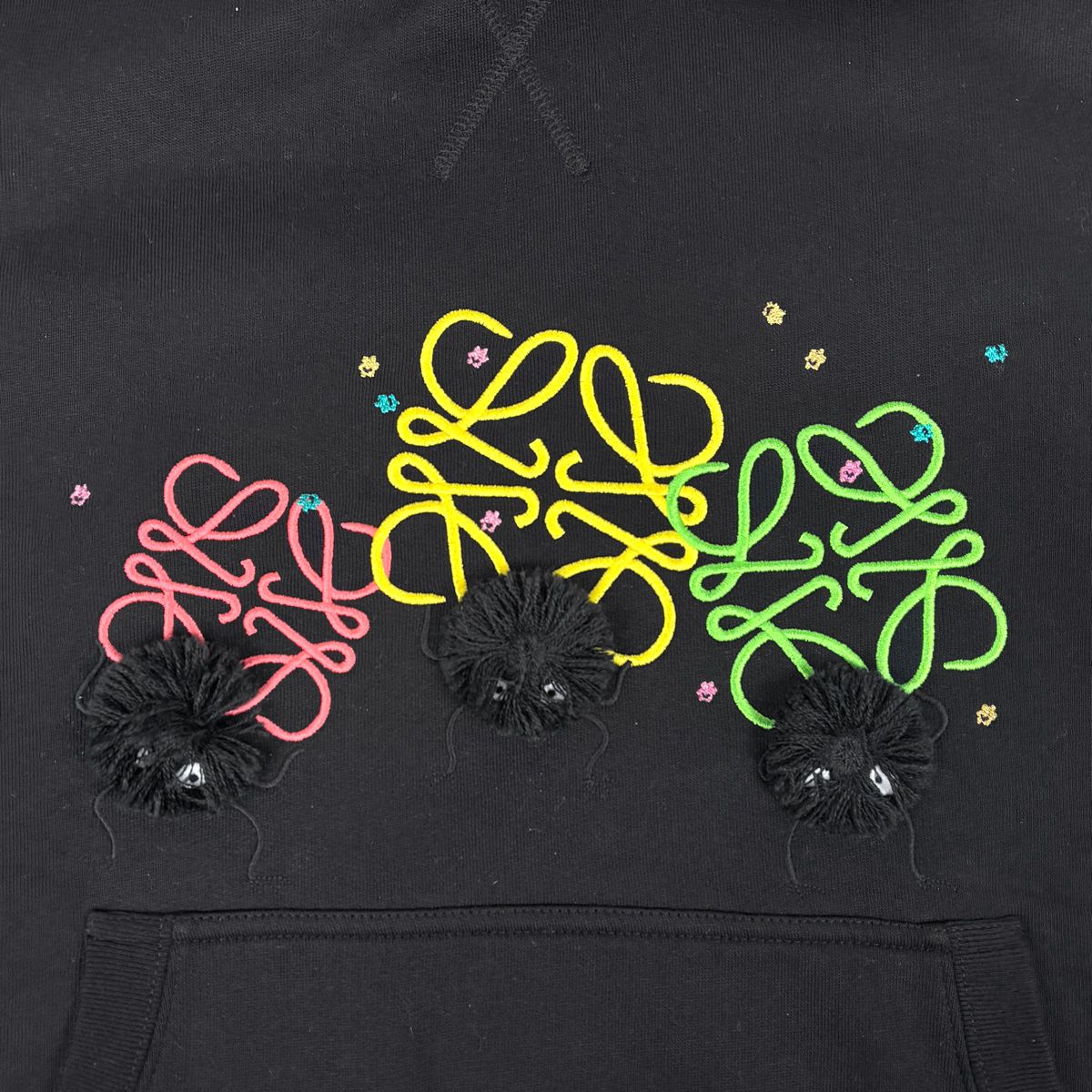 Loewe Anagram Hoodie Embroidery Studio Ghibli Spirited Away Top Cotton — view 4