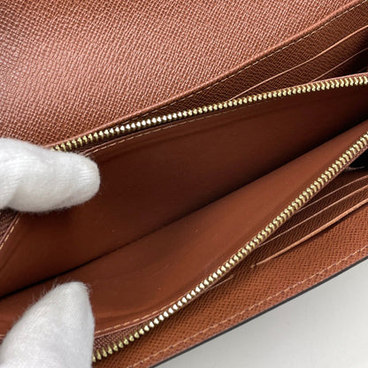 Louis Vuitton Portefeuille Sarah Bifold Wallet Monogram Brown — view 7