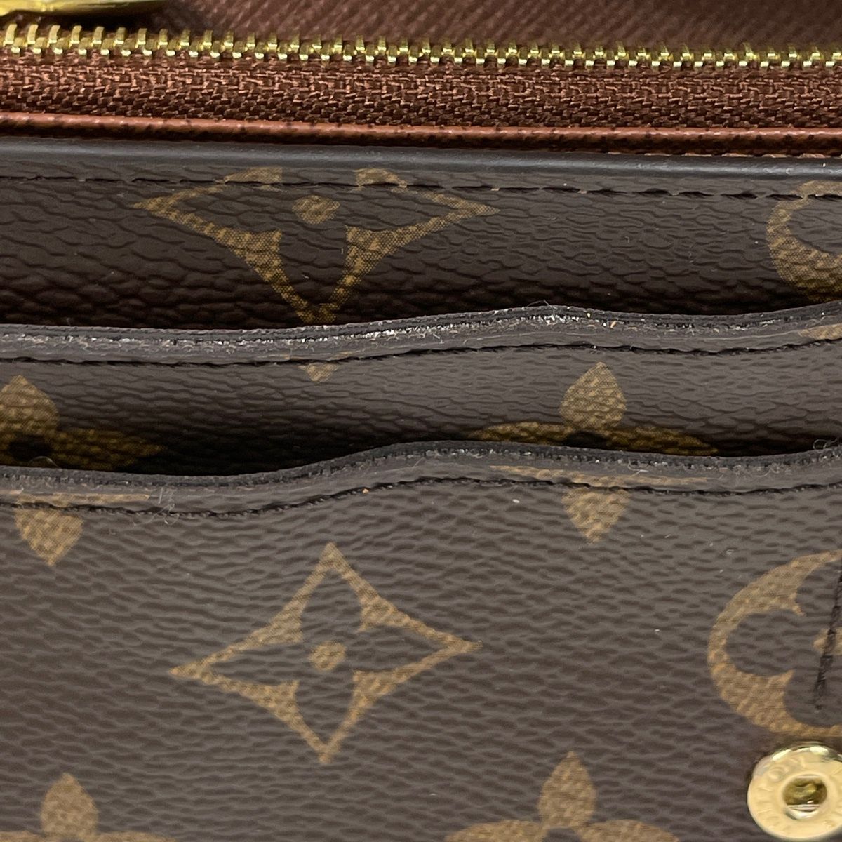 Louis Vuitton Portefeuille Sarah Bifold Wallet Monogram Brown — view 5