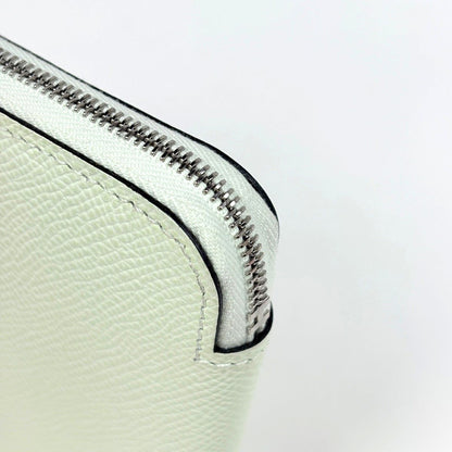 Hermes Azap Silk in Compact Zip Around Scarf Bifold Wallet Veau Veil Verfiz — view 3