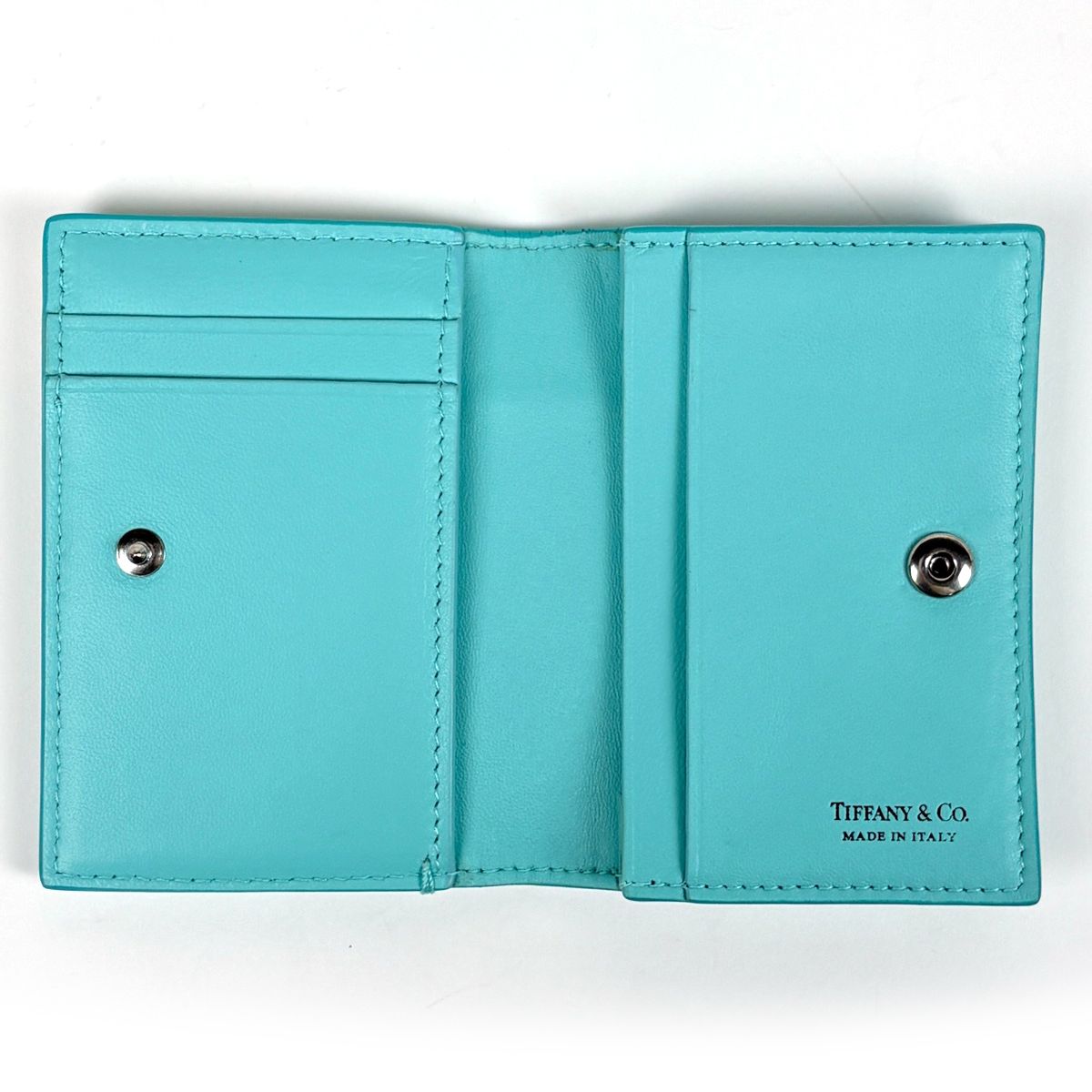 Tiffany & Co Logo Card Case Business Holder Coin — view 6