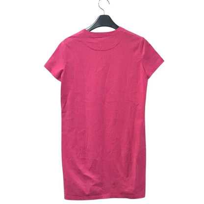 Hermes Dress Embroidered Mosaic Logo Pocket Cotton Pink — view 2