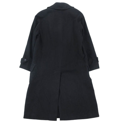 Chanel Vintage Cashmere Long Coat Jacket Double Breasted 38 — view 2