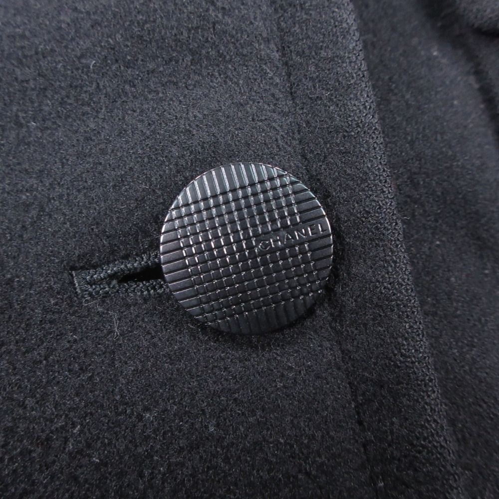 Chanel Vintage Cashmere Long Coat Jacket Double Breasted 38 — view 3