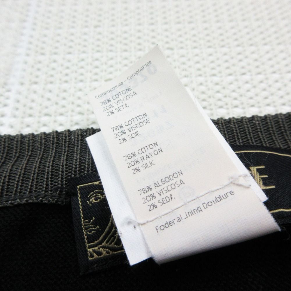 Versace Vintage Henley Neck Knit T-Shirt Short Sleeve Logo — view 6
