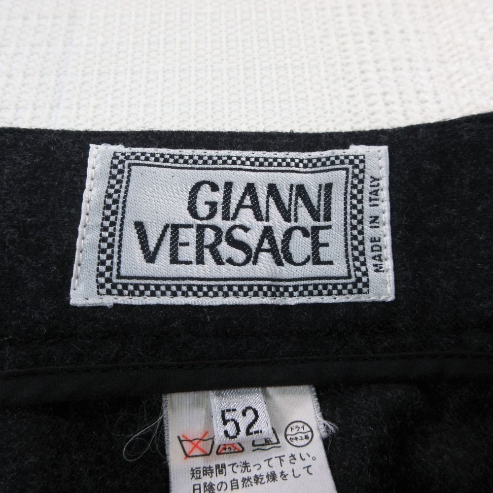 Versace Vintage Gianni Trousers 3 Tuck Pants Cashmere Wool — view 5