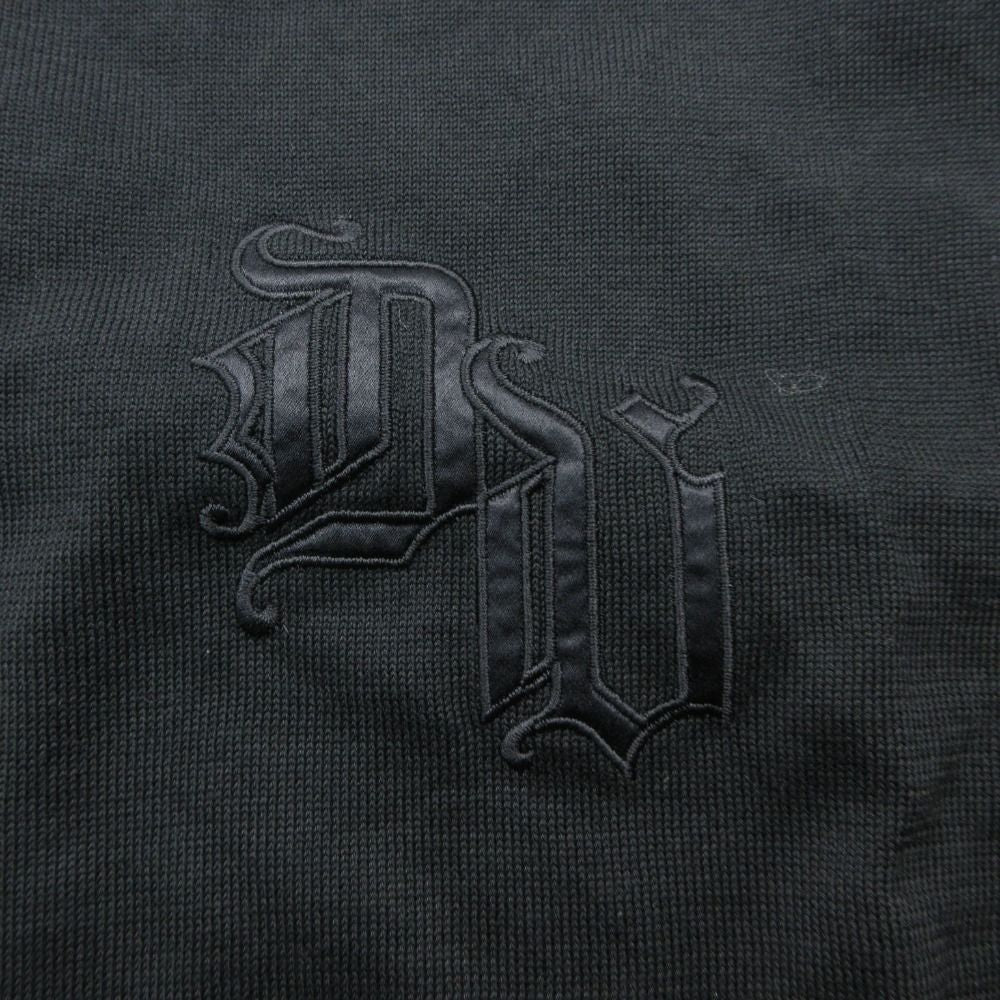 Versace Vintage Henley Neck Knit T-Shirt Short Sleeve Logo — view 4
