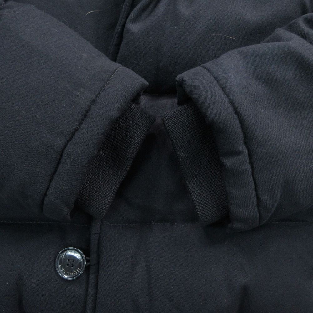 Bvlgari Moncler Coyote Rabbit Fur Down Jacket Black — view 6