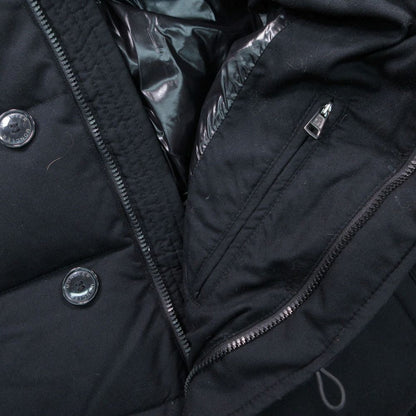 Bvlgari Moncler Coyote Rabbit Fur Down Jacket Black — view 7