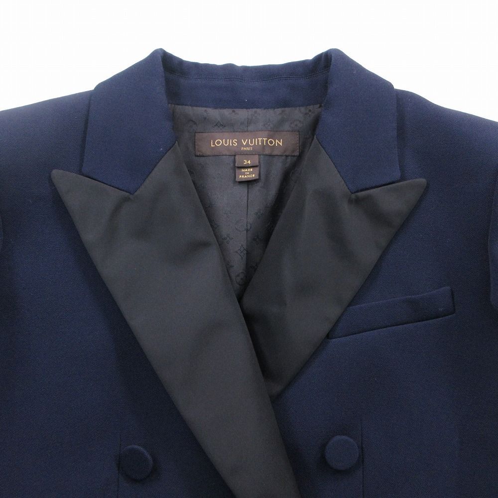 Louis Vuitton Double Breasted Tailored Jacket Monogram Lining — view 8