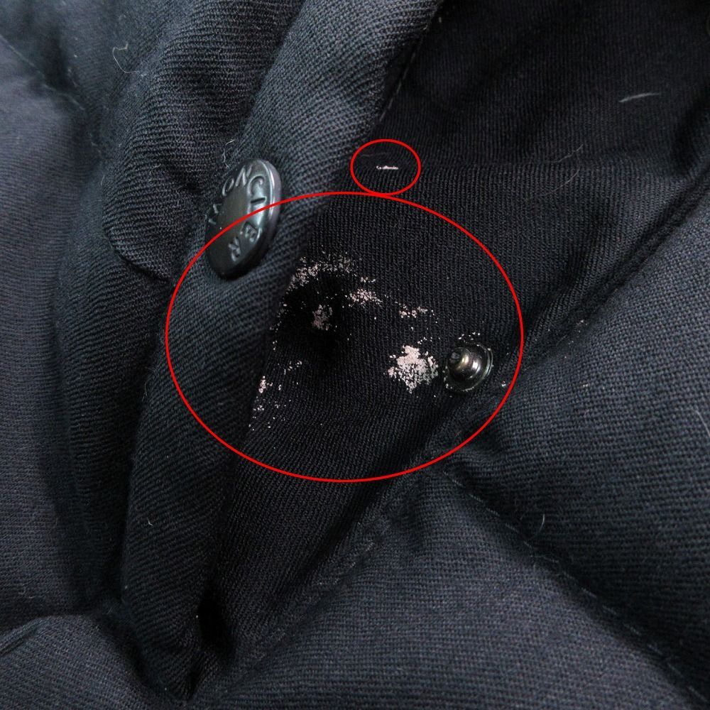 Bvlgari Moncler Coyote Rabbit Fur Down Jacket Black — view 9