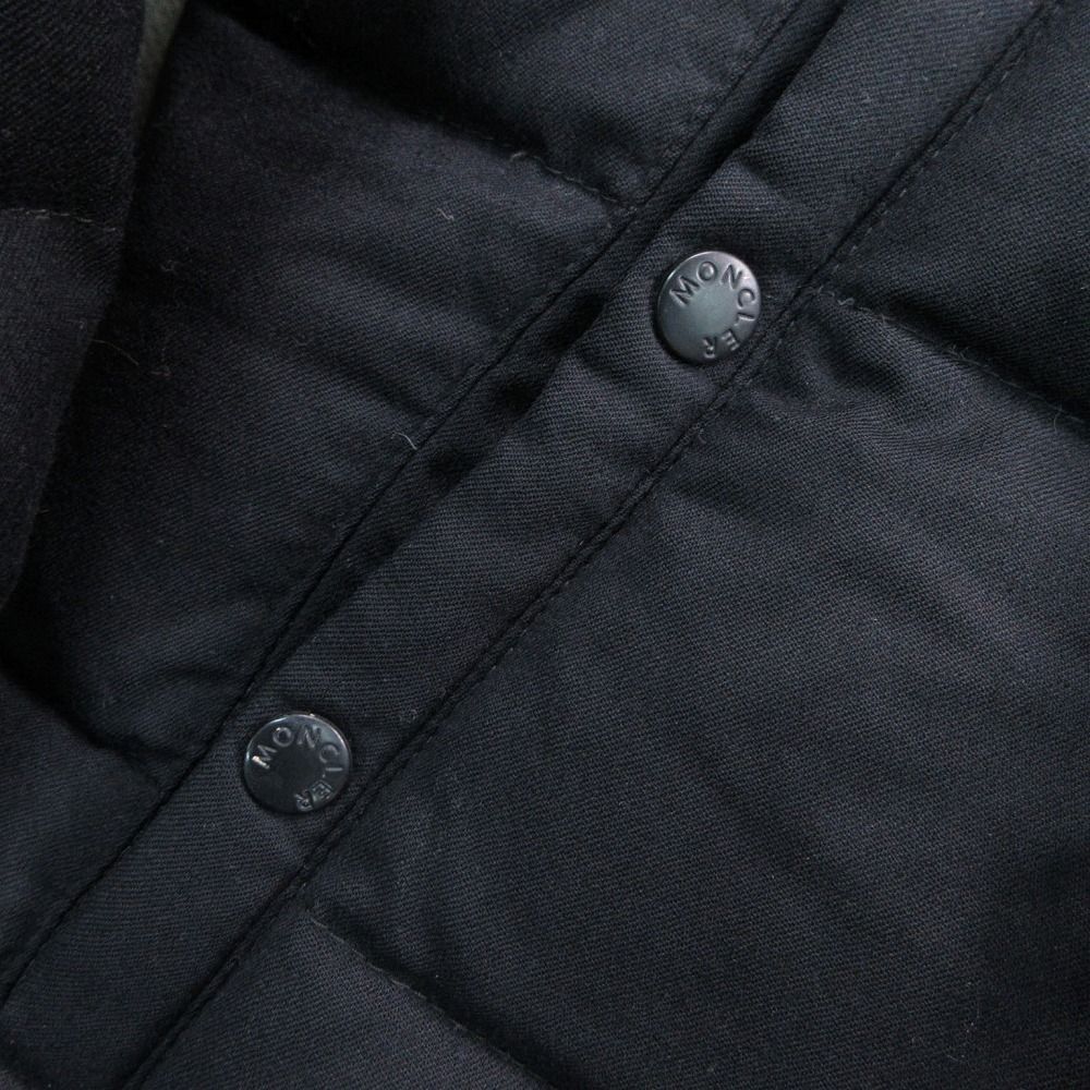 Bvlgari Moncler Coyote Rabbit Fur Down Jacket Black — view 8