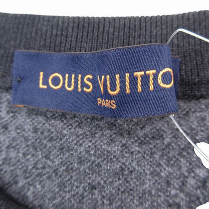 Louis Vuitton Czu Damier Cresque Neck Knit Sweater Pullover Top — view 3