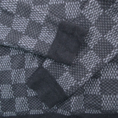 Louis Vuitton Czu Damier Cresque Neck Knit Sweater Pullover Top — view 6