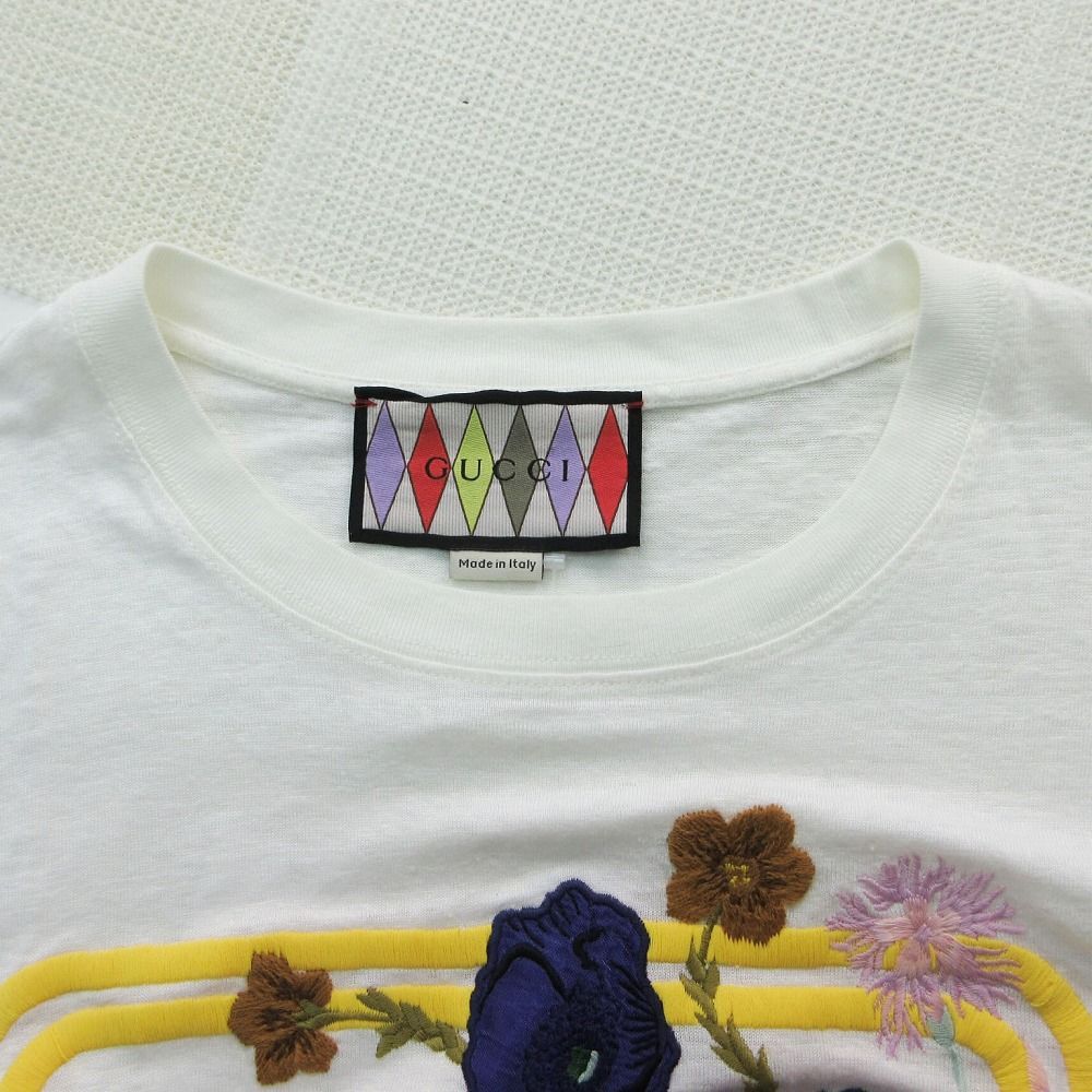 Gucci T-Shirt Short Sleeve Floral Pattern — view 7