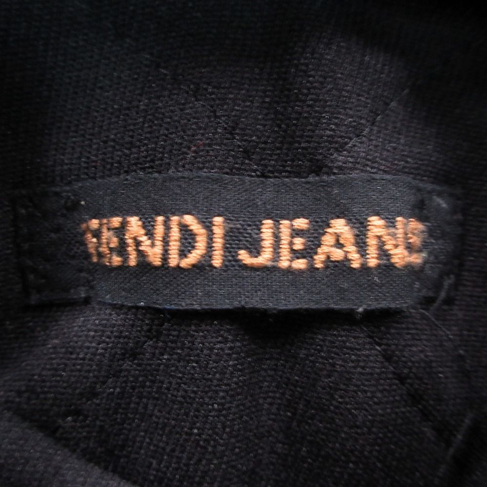 Fendi Coating Stand Collar Coat with Inner Vest Layered Black 40 — view 3
