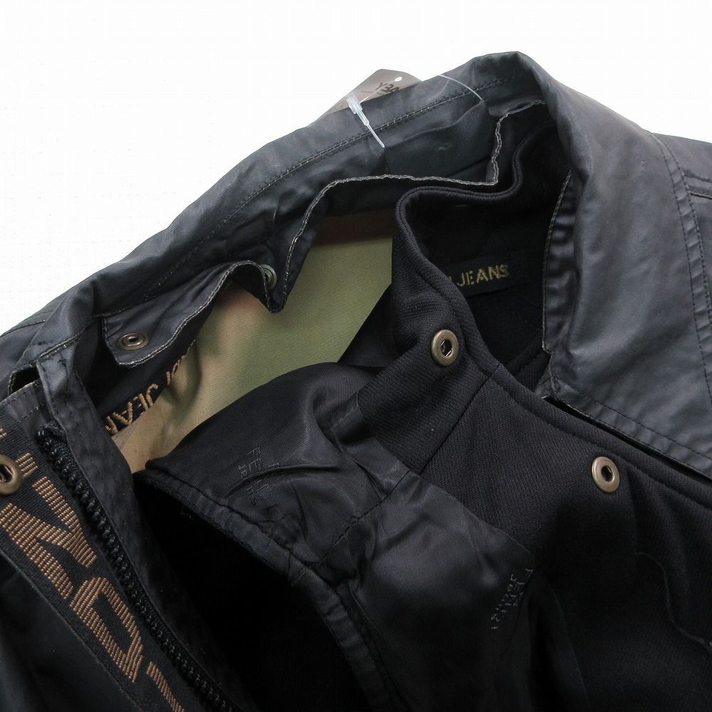 Fendi Coating Stand Collar Coat with Inner Vest Layered Black 40 — view 9