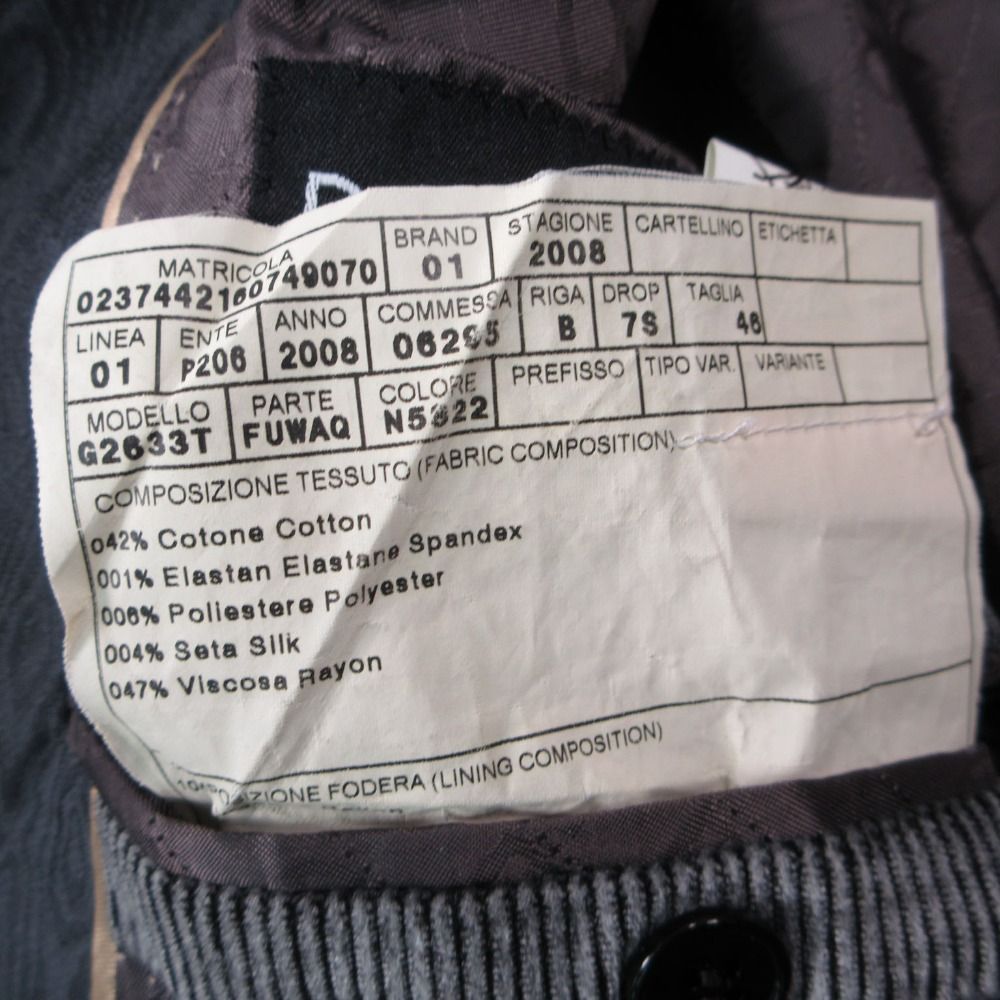 Dolce & Gabbana Corduroy Peaked Lapel Jacket — view 4