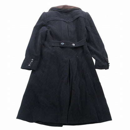 Gucci Beaver Fur Collar Angora Mohair Cashmere Blend Double Breasted Coat — view 2