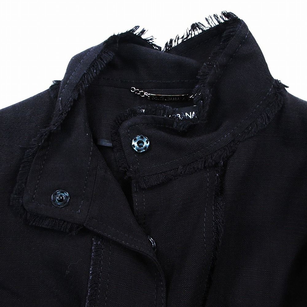 Dolce & Gabbana Rayon Stand Color Coat 36 — view 6