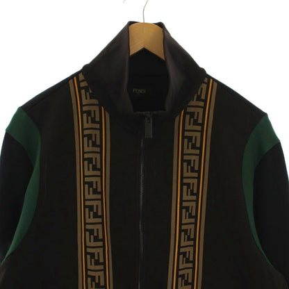 Fendi Zucca Pattern Jacket Black Beige — view 5