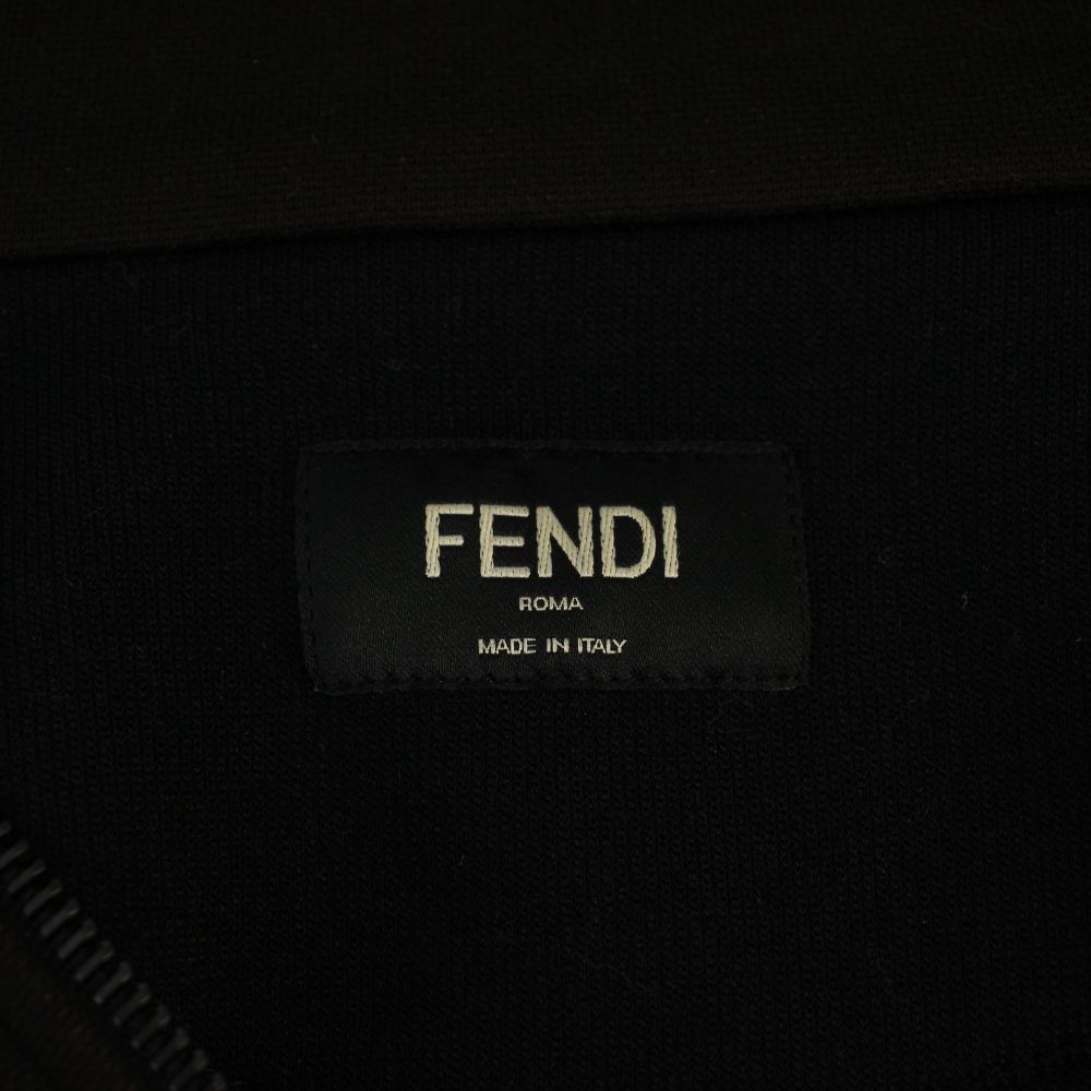 Fendi Zucca Pattern Jacket Black Beige — view 3