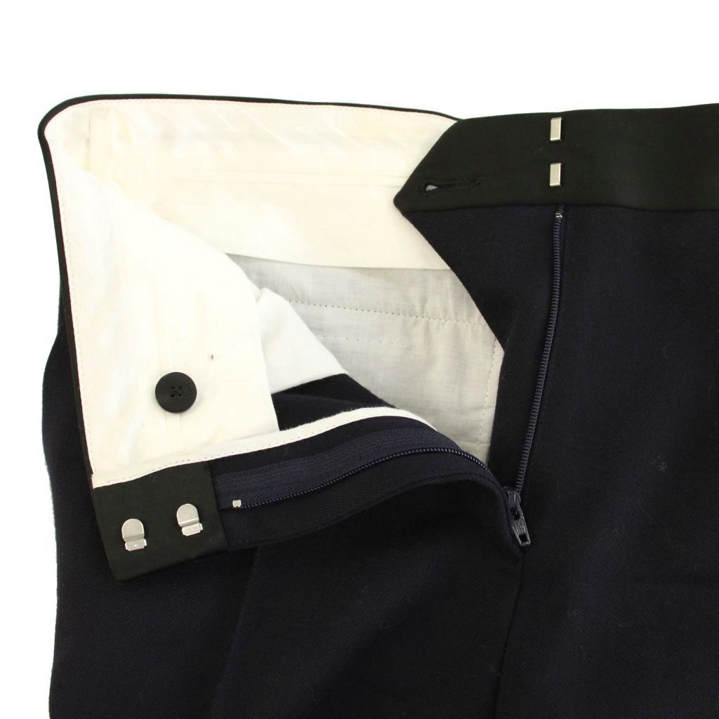 Celine Phoebe Philo Era Pants Wool 34 Navy Full Length 2 YM — view 4