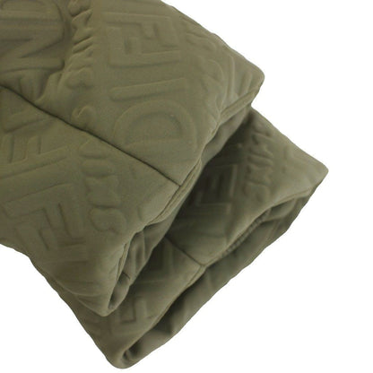 Fendi Skims Down Jacket Logo All Over Pattern S Khaki Agnr — view 6