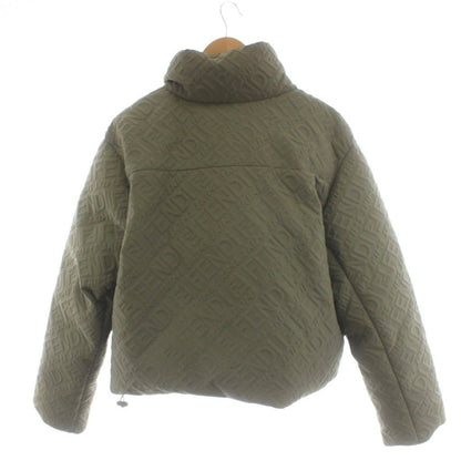 Fendi Skims Down Jacket Logo All Over Pattern S Khaki Agnr — view 2