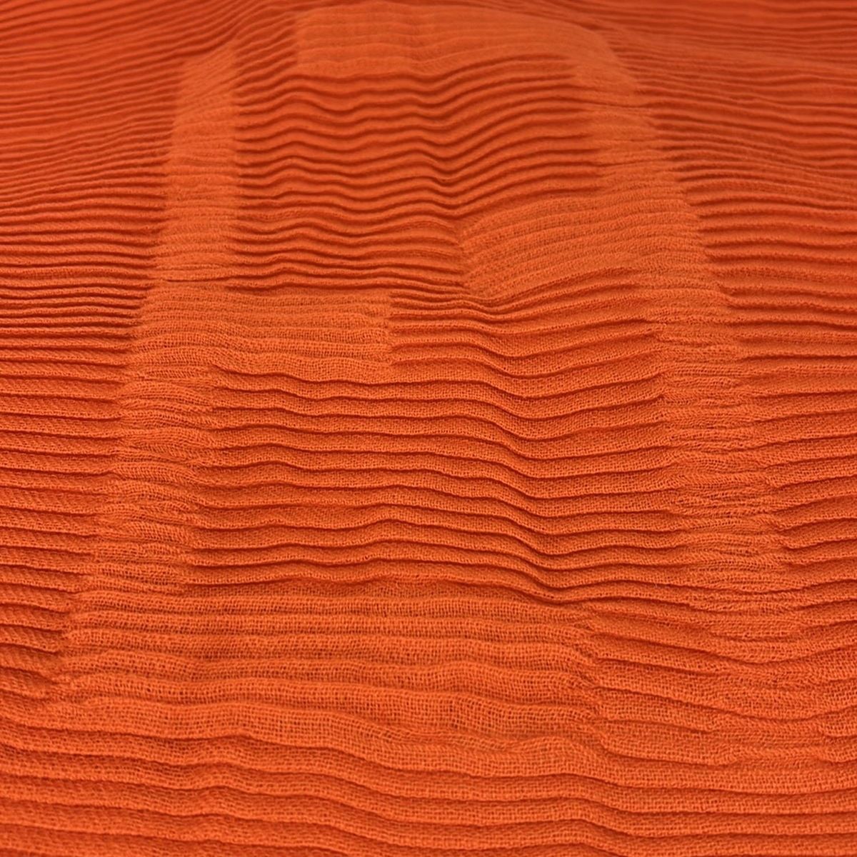 Fendi Shawl Orange Wool — view 5
