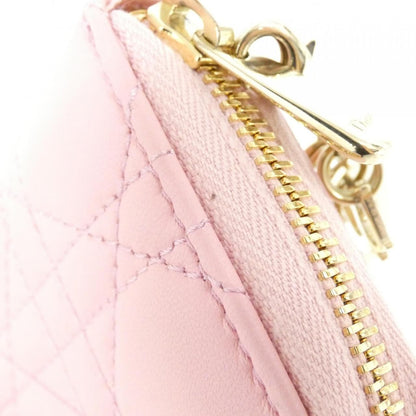 Dior Voyageur Coin Case Handbag Melocoton Pink — view 4