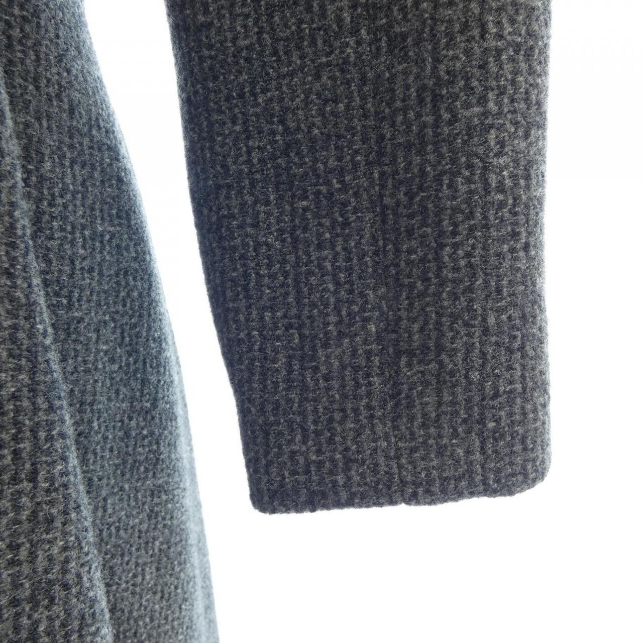 Chanel Vintage Coat Cashmere Gray — view 6