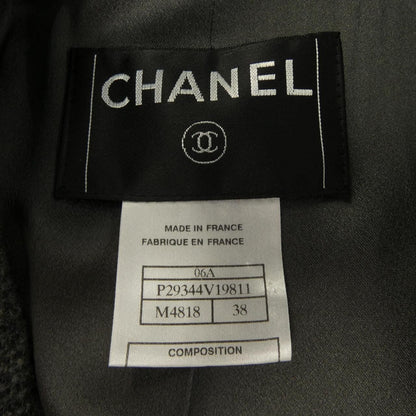 Chanel Vintage Coat Cashmere Gray — view 4
