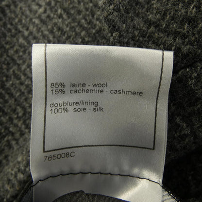Chanel Vintage Coat Cashmere Gray — view 3