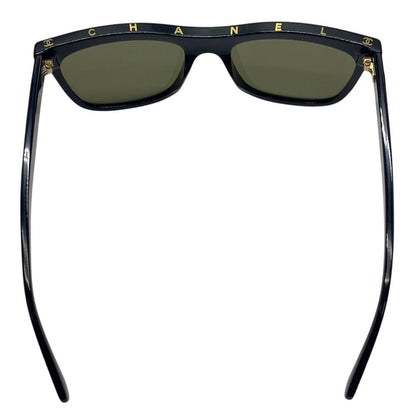 Chanel Sunglasses Eyewear CC Logo Acetate Colored Lenses Black — view 4