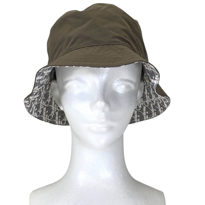 Dior Teddy-d Oblique Trotter Bucket Hat Reversible Brown — view 8