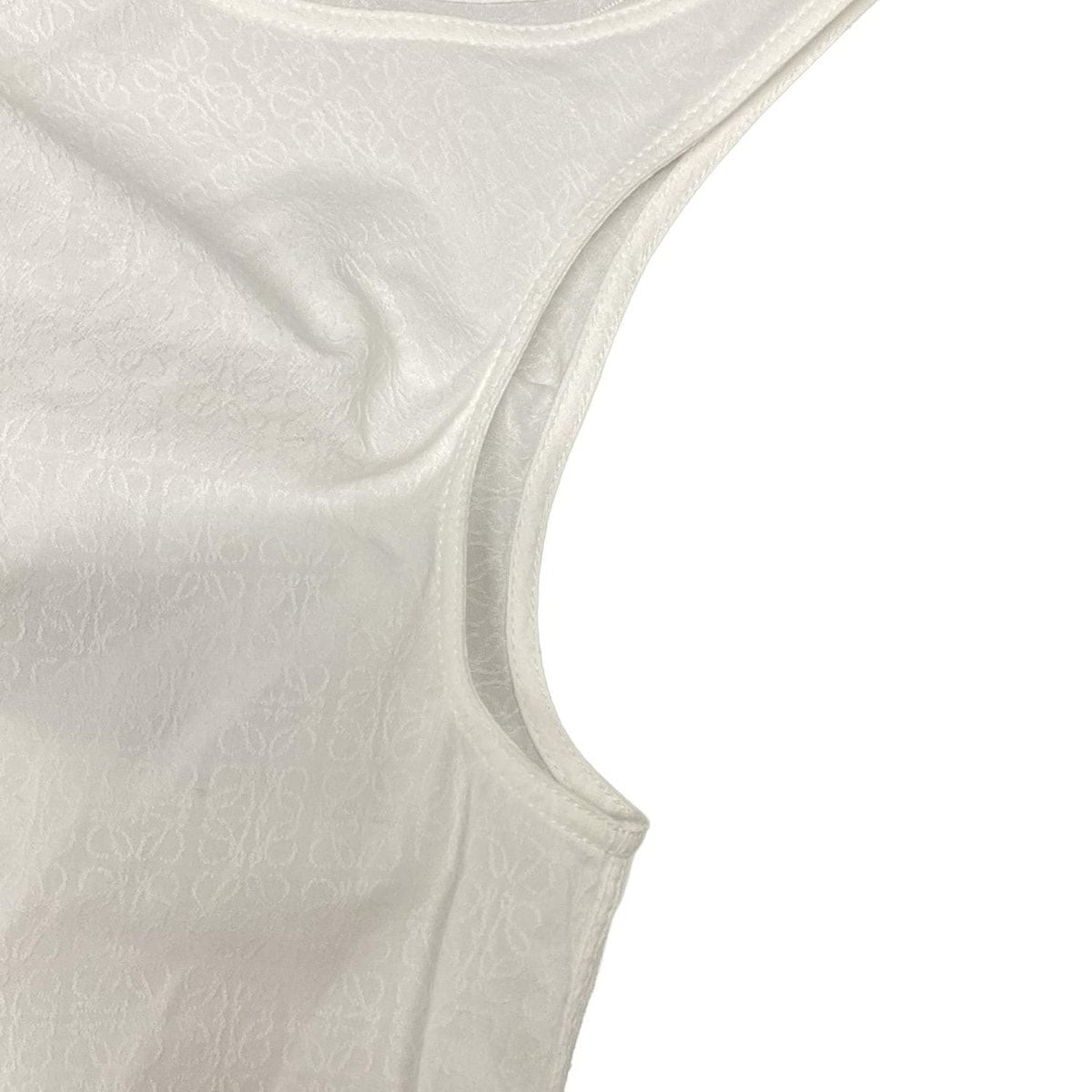 Loewe Dress 36 S White Crew Neck Sleeveless Mini — view 8