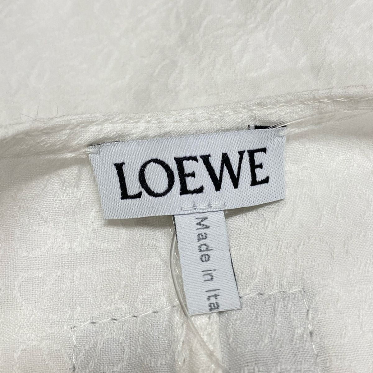 Loewe Dress 36 S White Crew Neck Sleeveless Mini — view 3