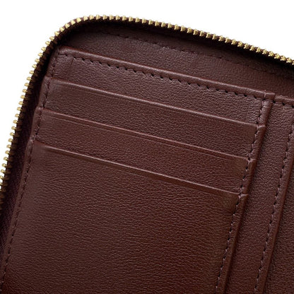 Chanel Bifold Wallet CC Logo Round Zip Compact Grain Gotoskin — view 8