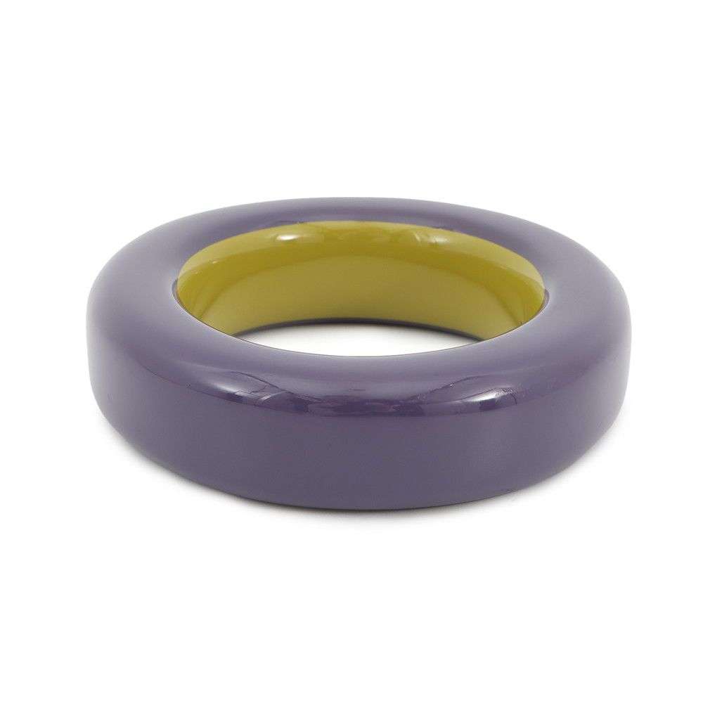Hermes Bracelet Lacquer Wood Purple Green — view 2