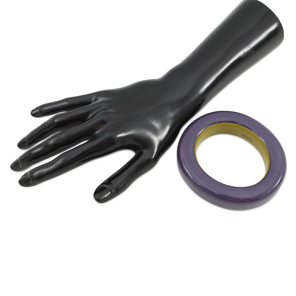 Hermes Bracelet Lacquer Wood Purple Green — view 4